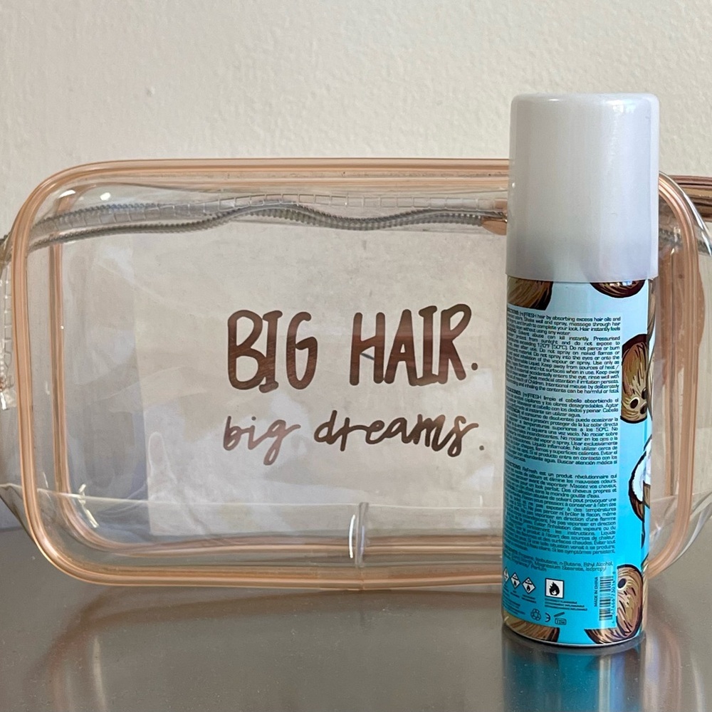 NEW Make up Bag or Travel Bag And Tropical Coconut Dry Shampoo - Picture 2 of 6